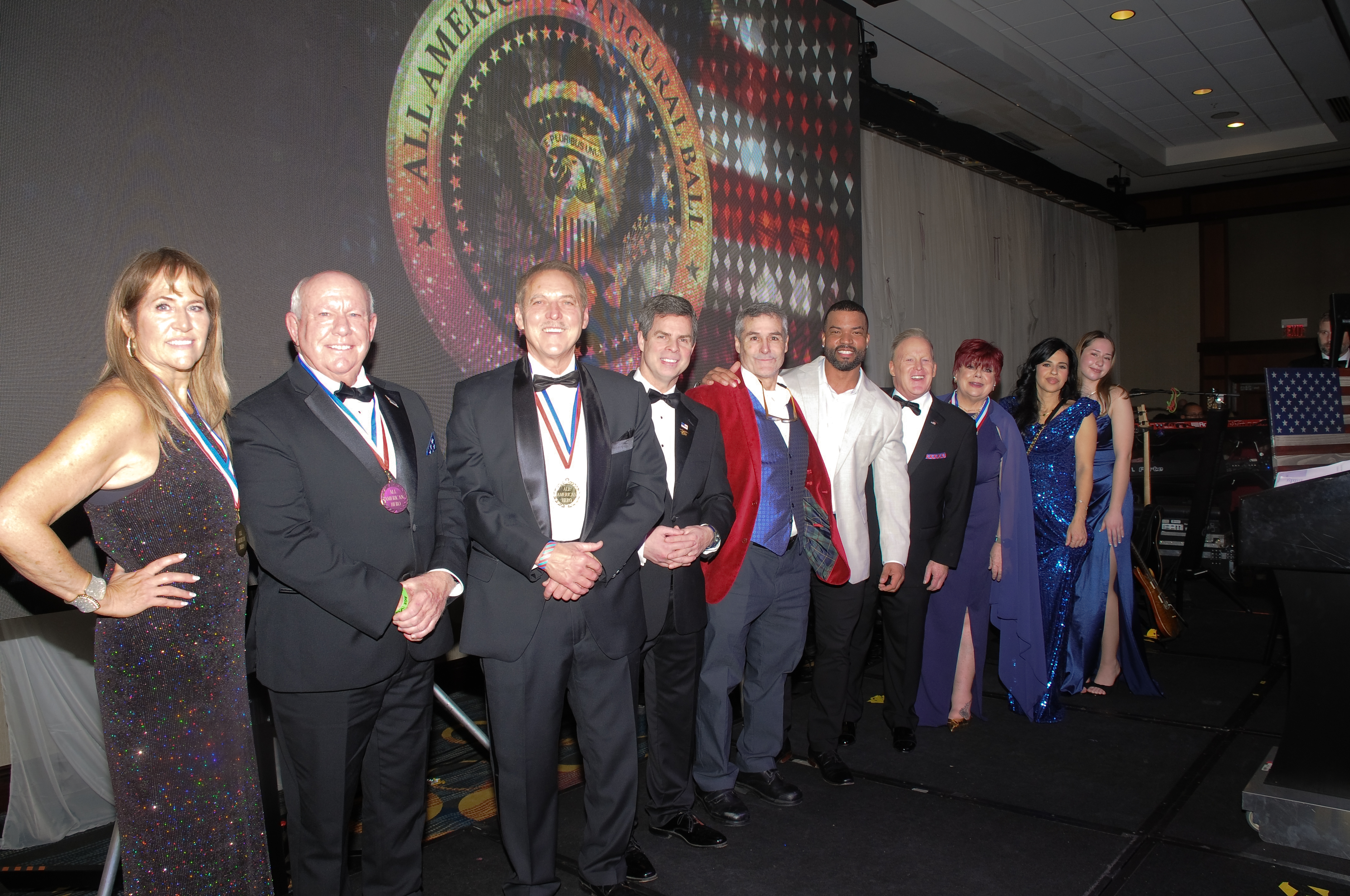 VIP group with honorees at the 2025 Ball